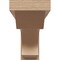 Ekena Millwork 5"W x 30"D x 10"H Thin Emerson Rough Cedar Woodgrain TimberThane Corbel, Primed Tan CORUR05X30X10EMRRCPR - alternate 3